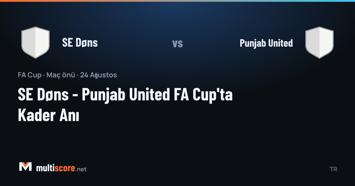 SE Døns - Punjab United