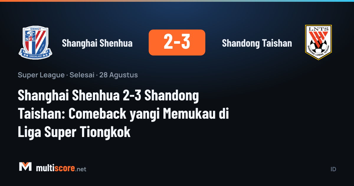 Shanghai Shenhua ve Shandong Taishan arasında oynanan Çin Süper Ligi maçından bir kare