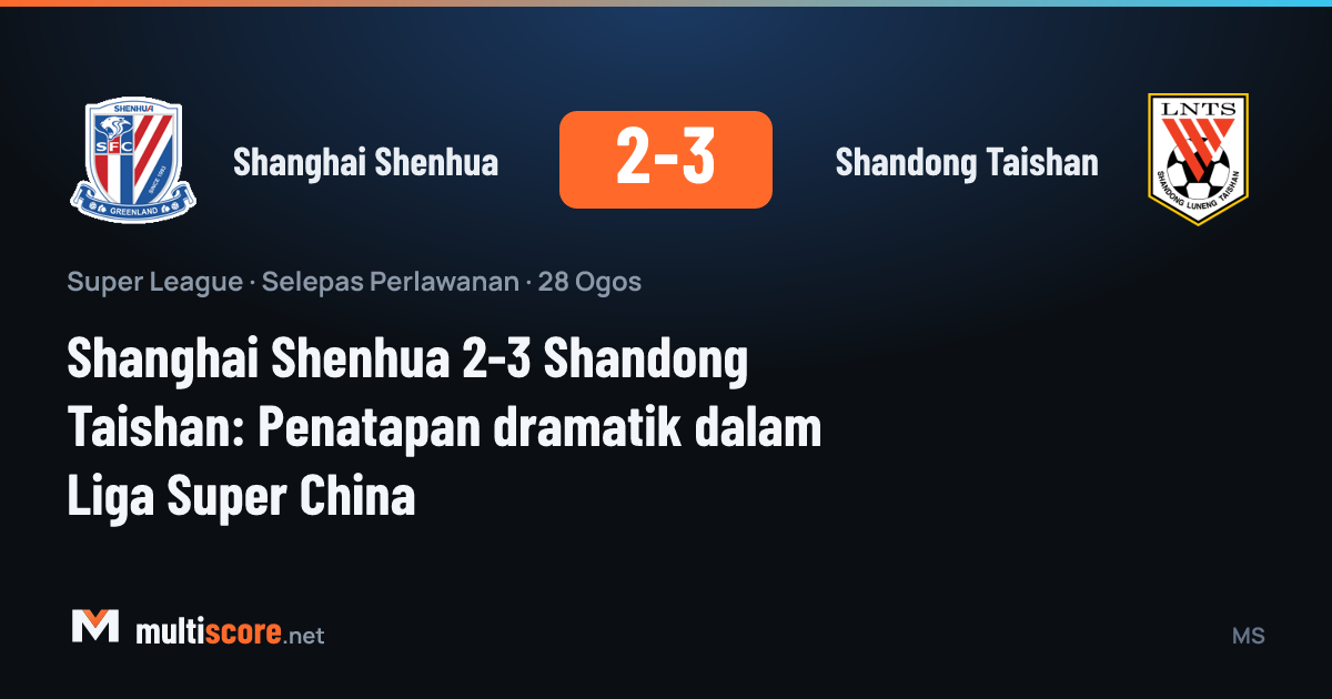 Shanghai Shenhua ve Shandong Taishan arasında oynanan Çin Süper Ligi maçından bir kare