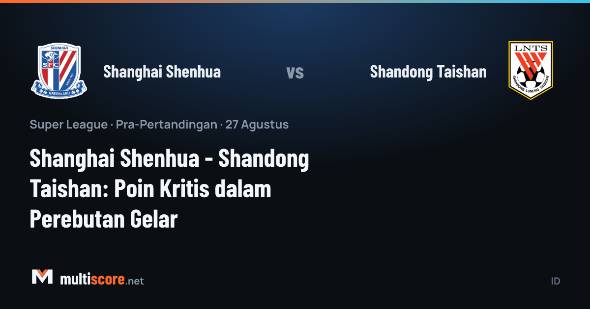 Shanghai Shenhua - Shandong Taishan