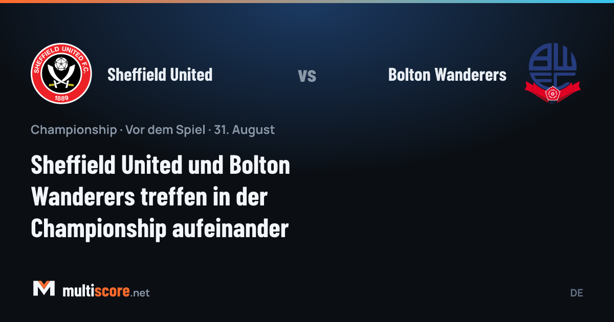 Sheffield United - Bolton Wanderers