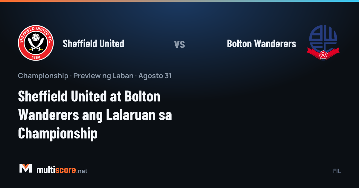 Sheffield United - Bolton Wanderers