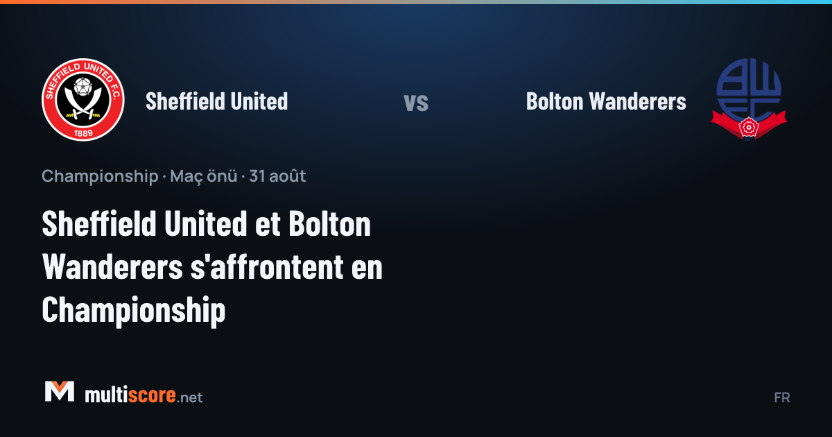 Sheffield United - Bolton Wanderers