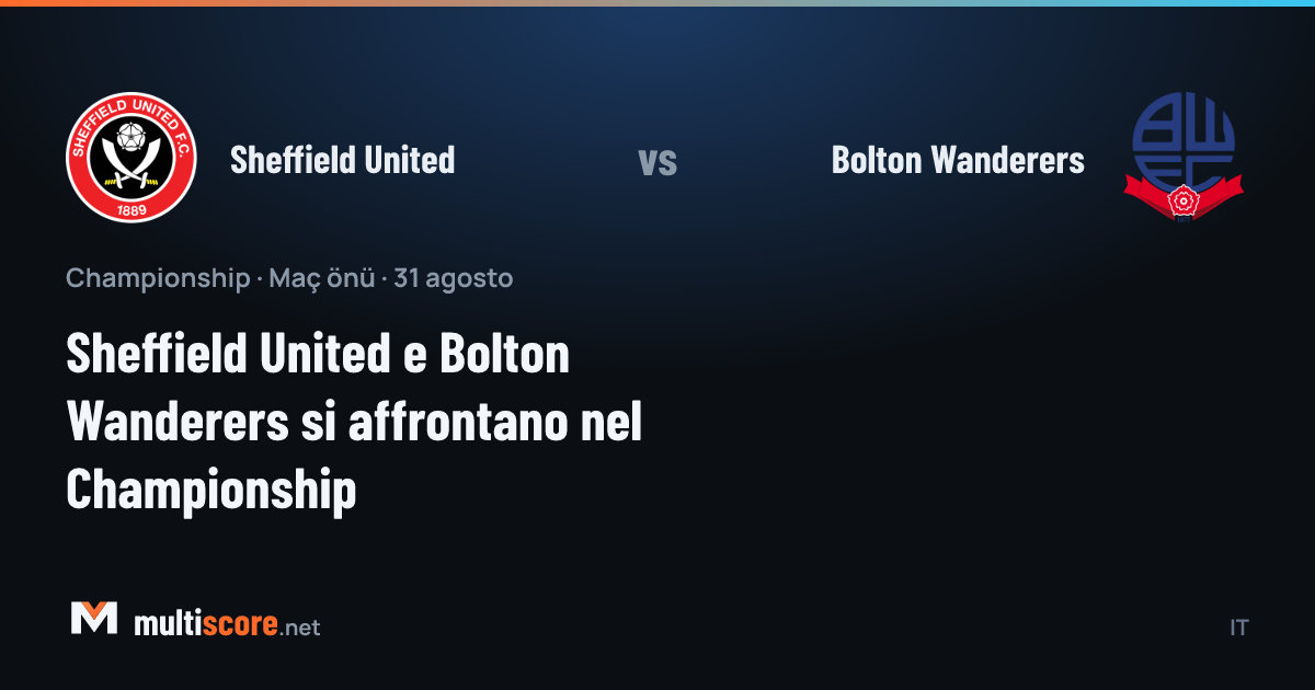 Sheffield United - Bolton Wanderers