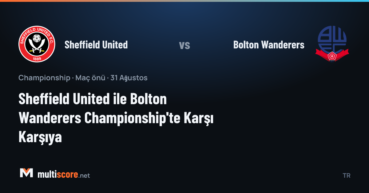 Sheffield United - Bolton Wanderers