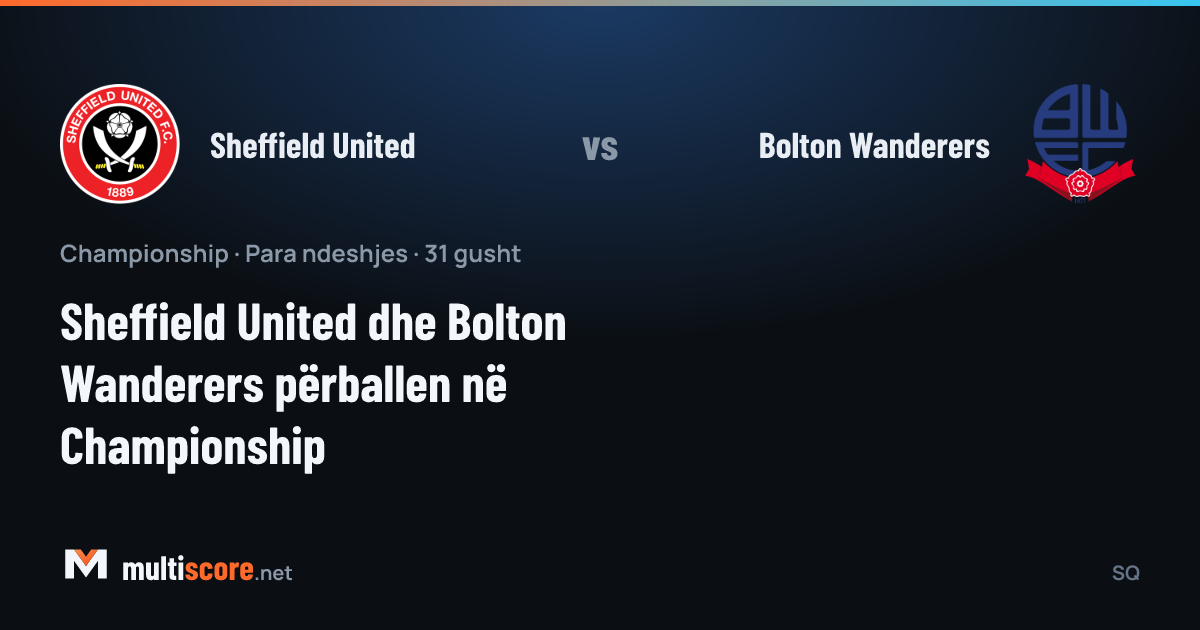 Sheffield United - Bolton Wanderers