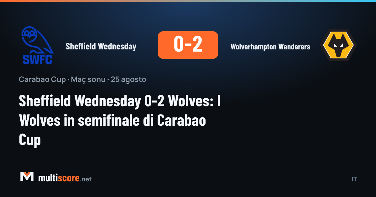 Wolverhampton Wanderers oyuncuları Sheffield Wednesday karşısında gol sevinci yaşıyor