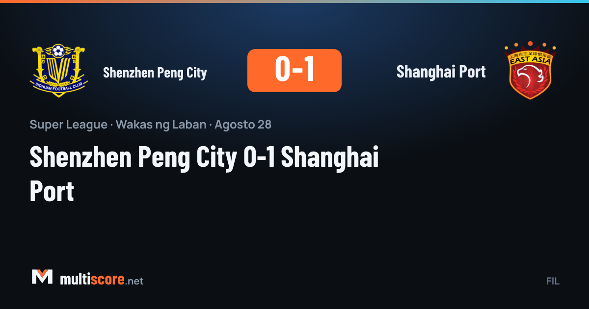 Shenzhen Peng City - Shanghai Port