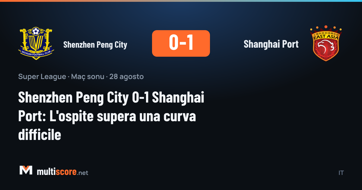 Shenzhen Peng City - Shanghai Port