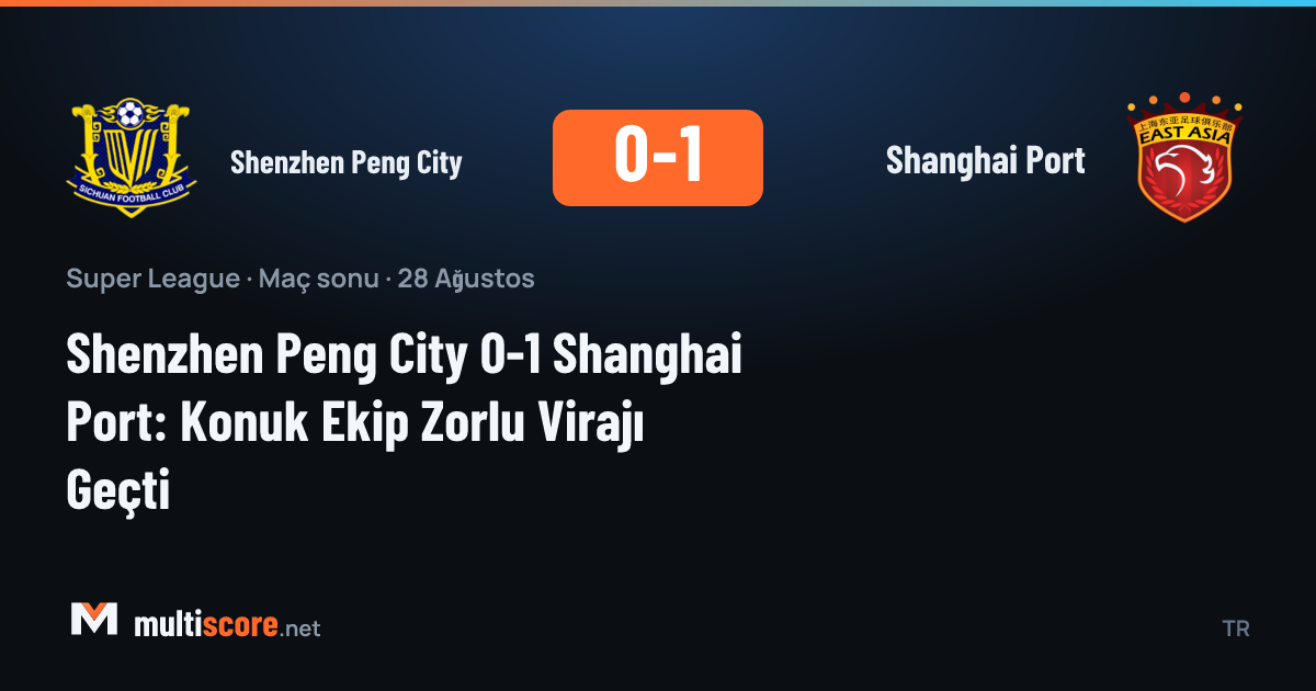 Shenzhen Peng City - Shanghai Port