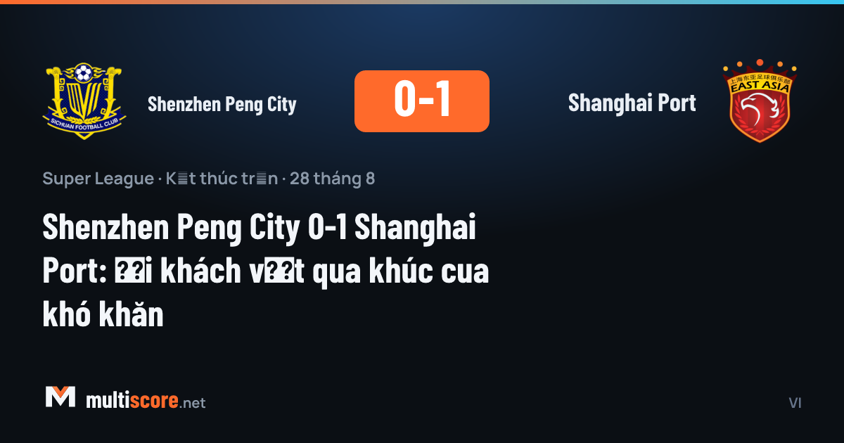 Shenzhen Peng City - Shanghai Port