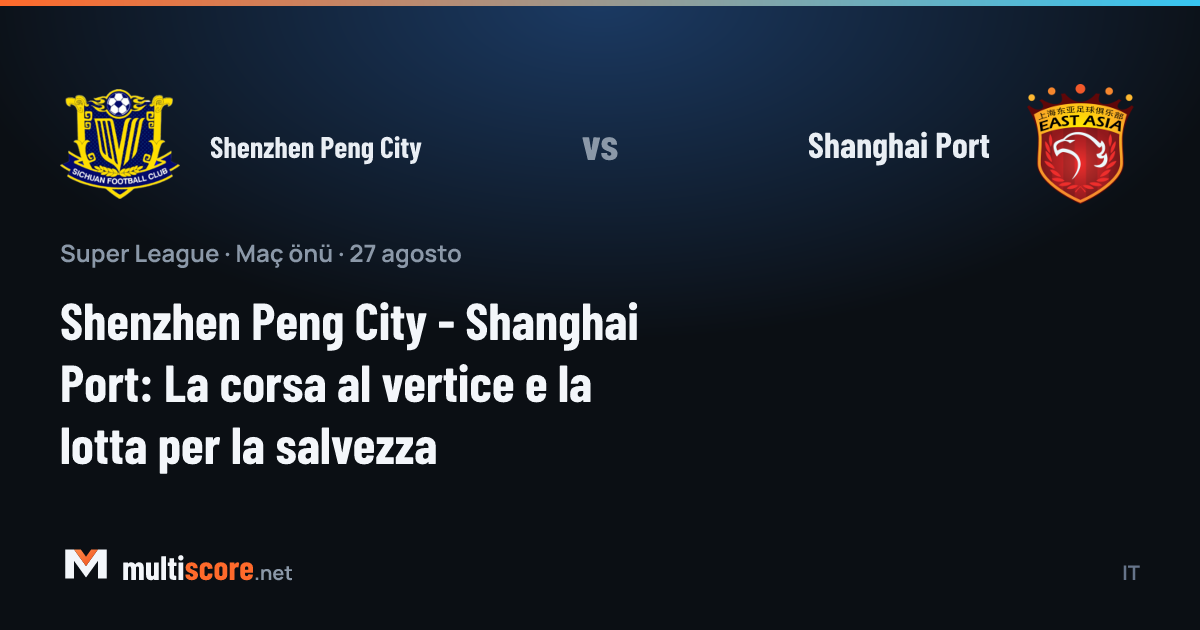 Shenzhen Peng City - Shanghai Port