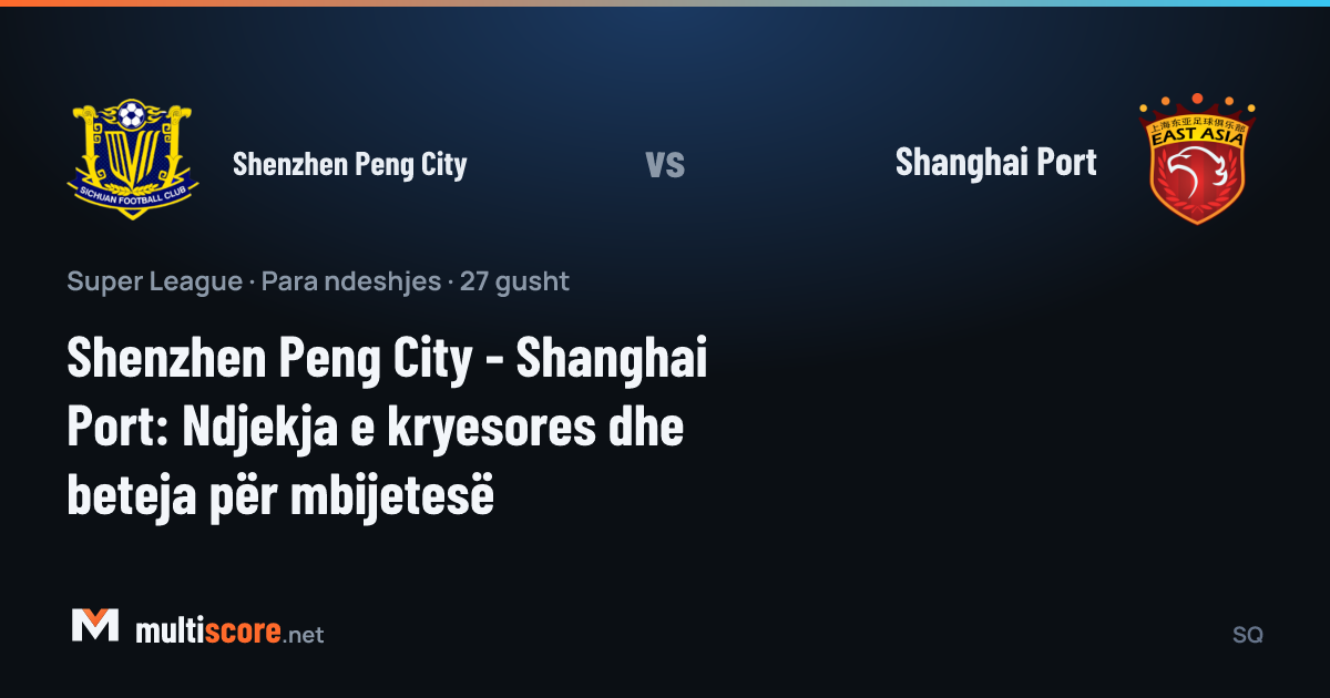 Shenzhen Peng City - Shanghai Port