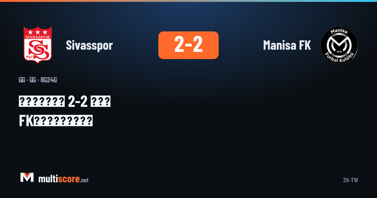 Sivasspor ile Manisa FK arasındaki maçtan bir görünüm