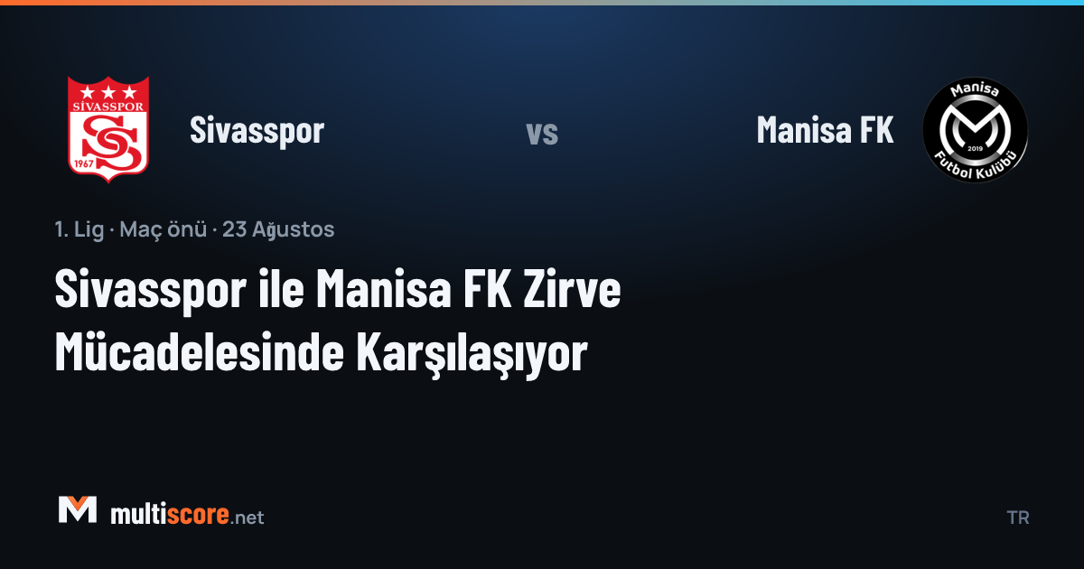 Sivasspor - Manisa FK