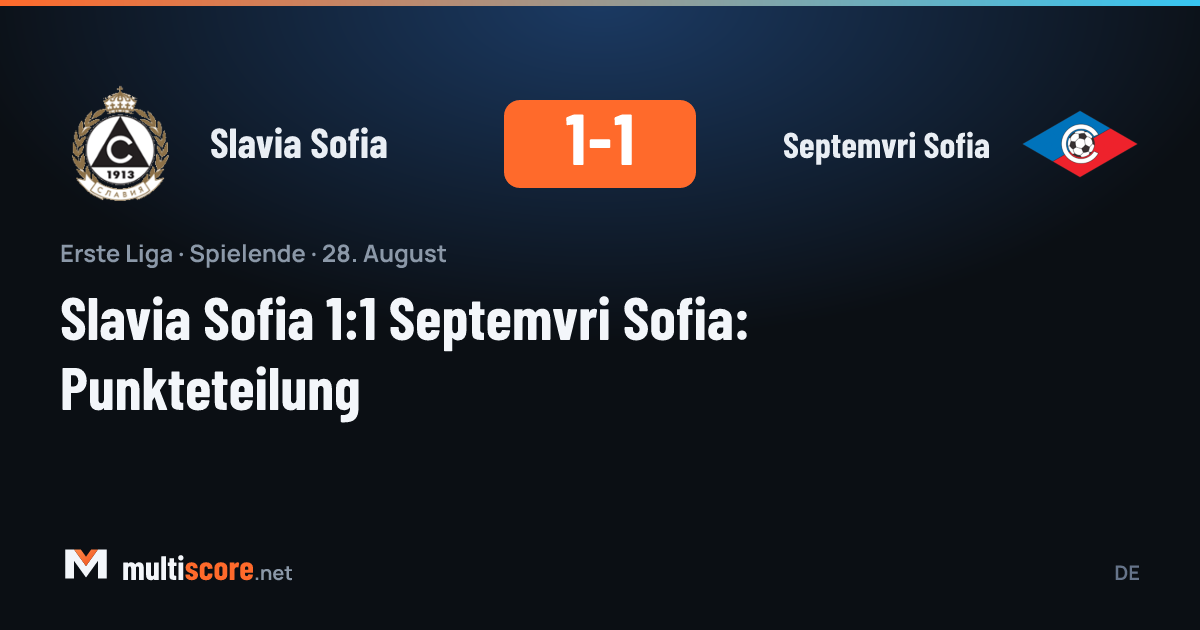 Slavia Sofia - Septemvri Sofia