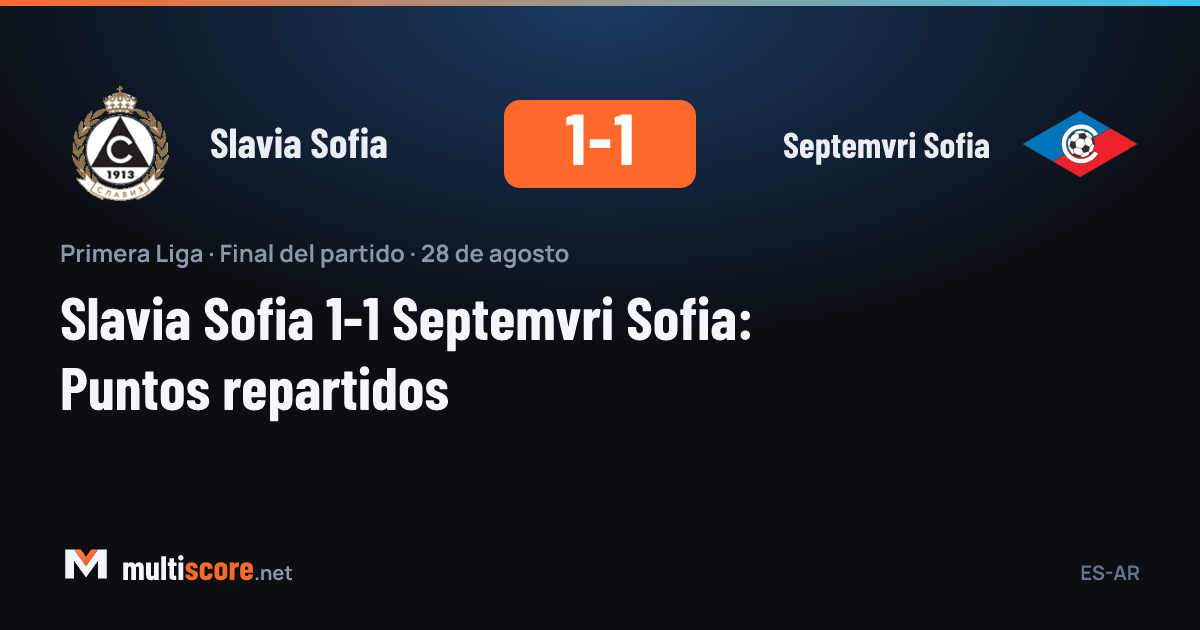 Slavia Sofia - Septemvri Sofia