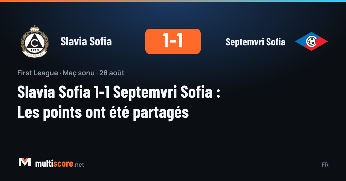 Slavia Sofia - Septemvri Sofia