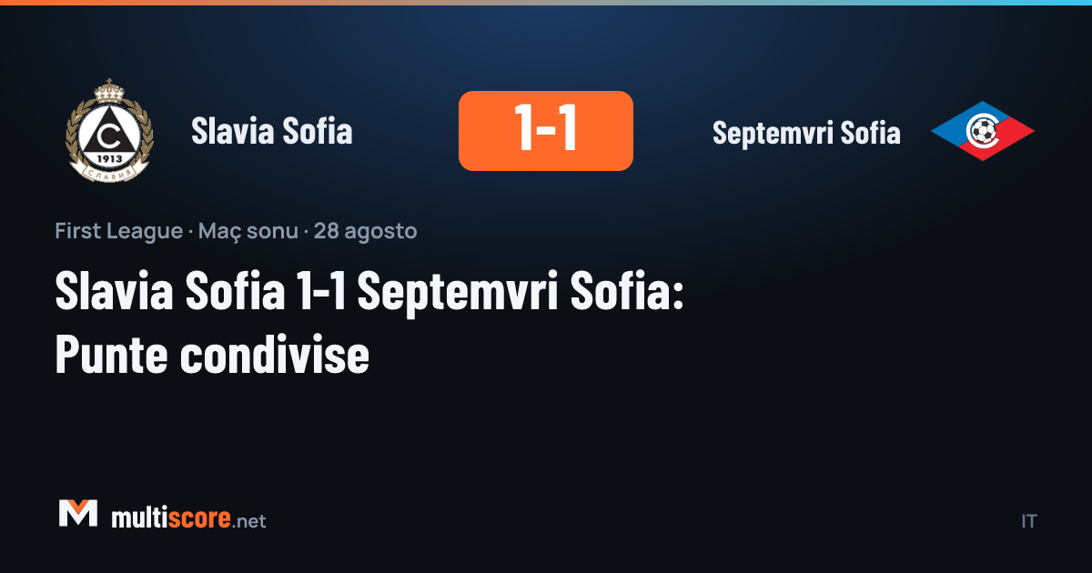 Slavia Sofia - Septemvri Sofia