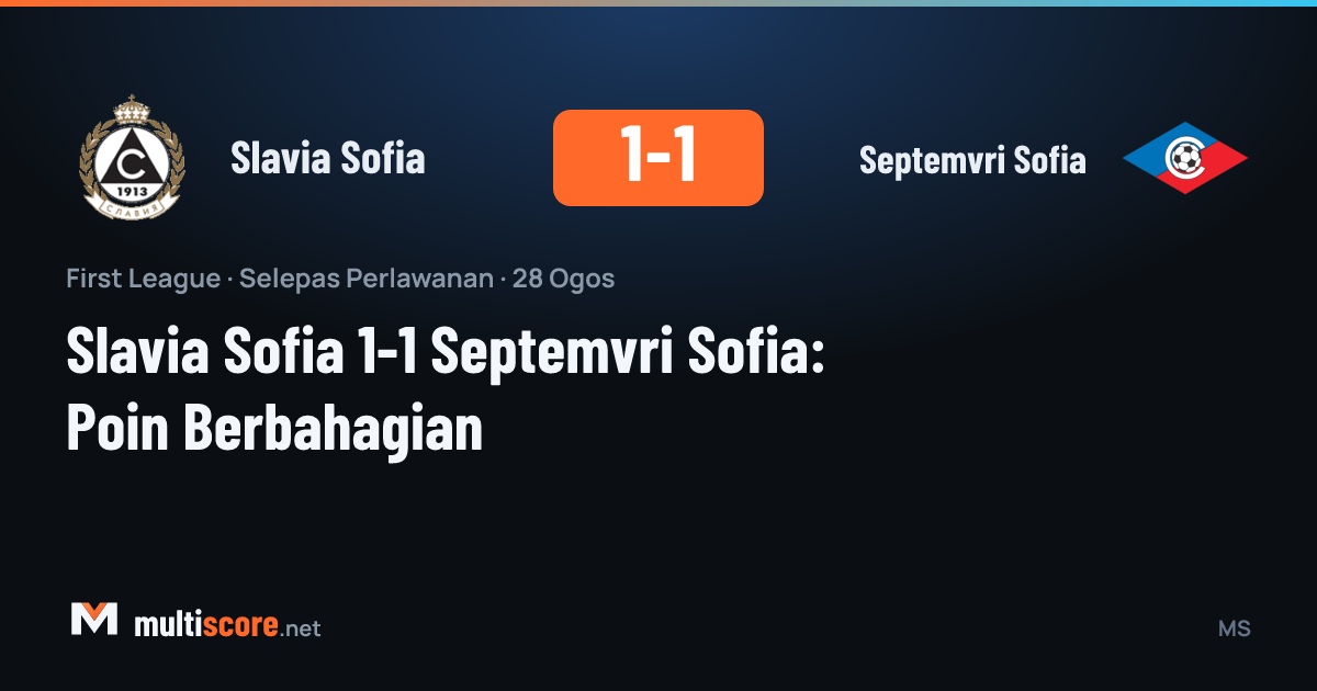Slavia Sofia - Septemvri Sofia