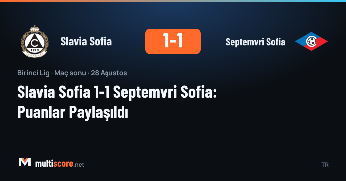 Slavia Sofia - Septemvri Sofia