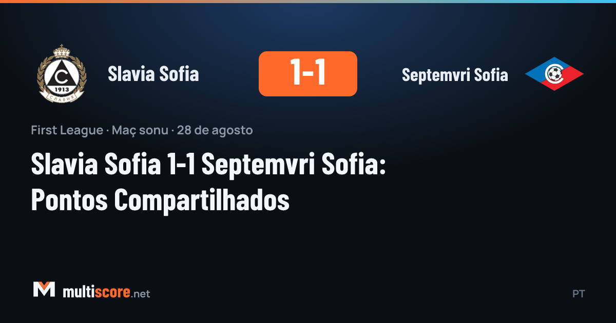 Slavia Sofia - Septemvri Sofia