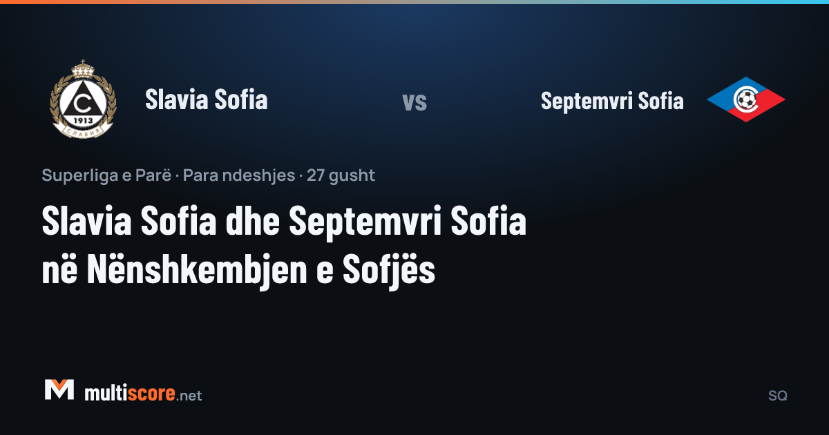 Slavia Sofia ve Septemvri Sofia oyuncuları derbi öncesi sahada
