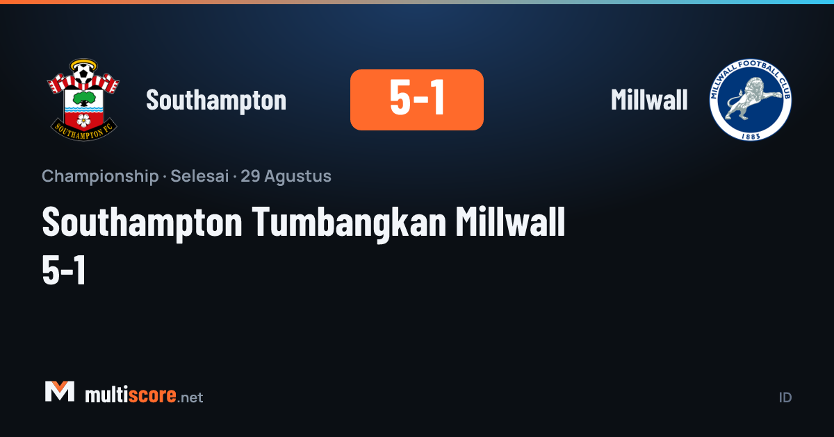 Southampton - Millwall Championship maçı