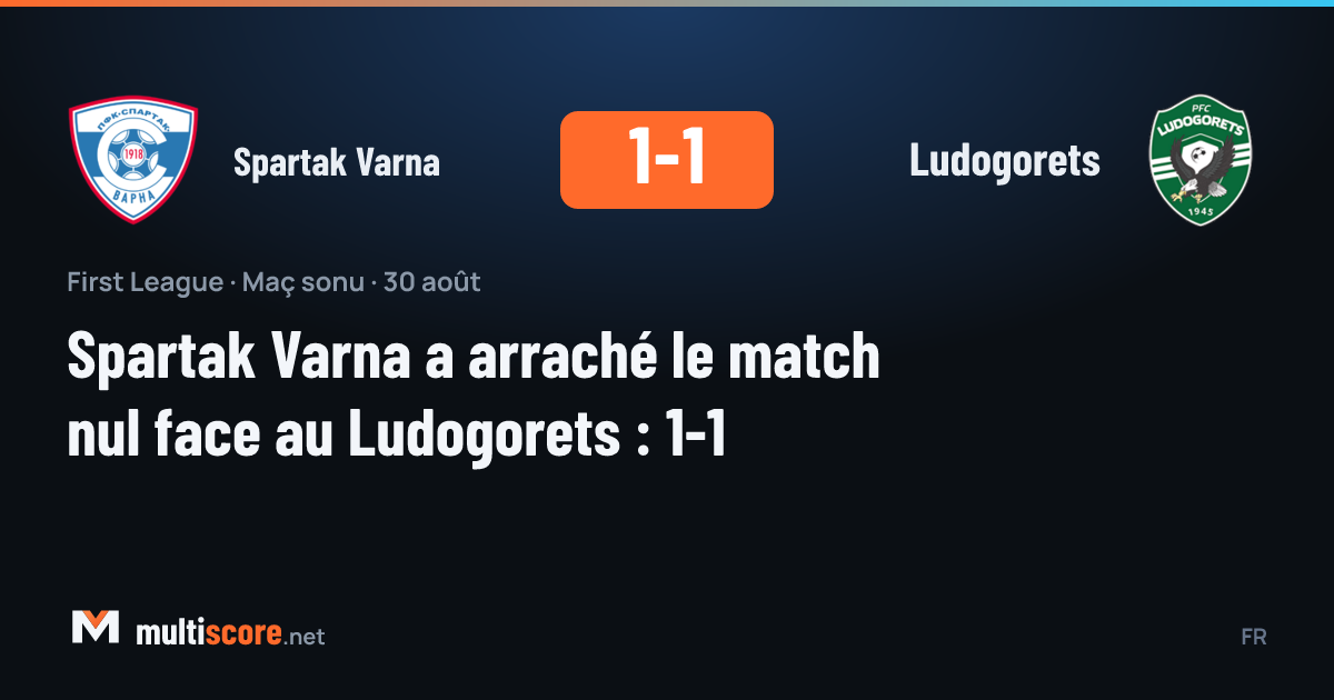 Spartak Varna ve Ludogorets arasındaki First League maçından bir görünüm