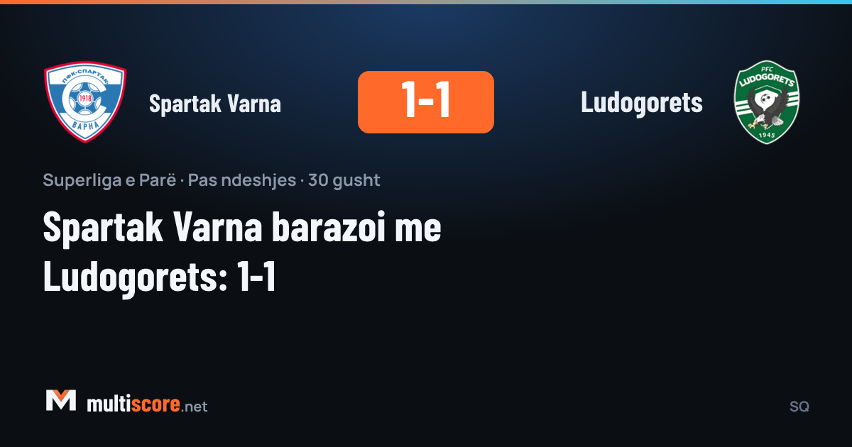 Spartak Varna ve Ludogorets arasındaki First League maçından bir görünüm