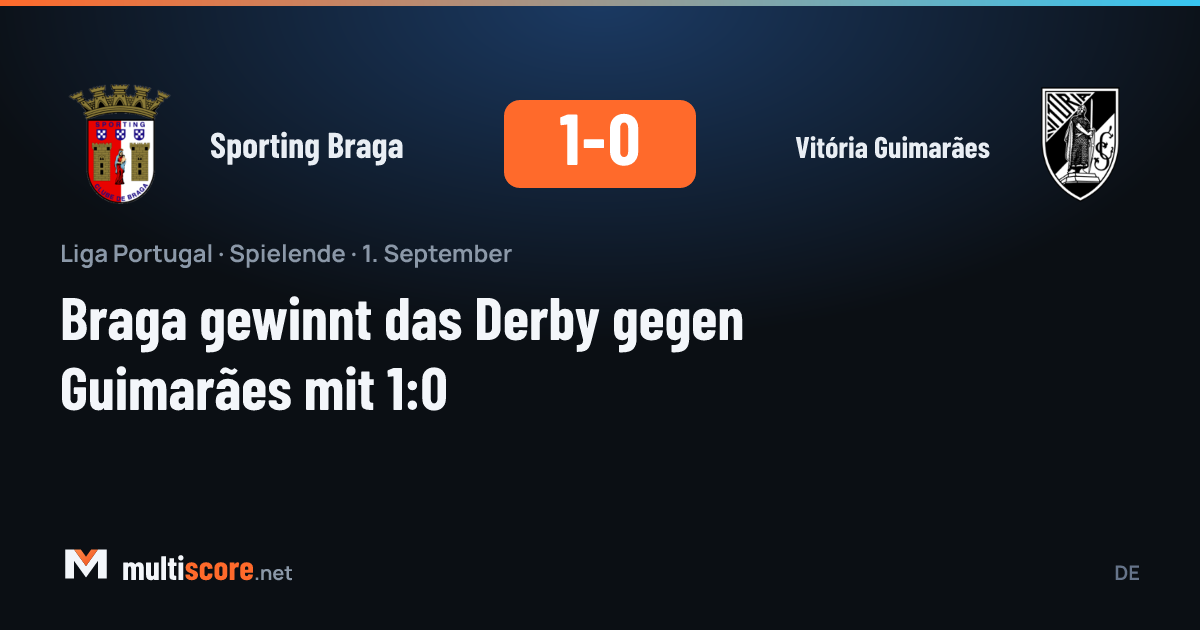 Sporting Braga - Vitória Guimarães