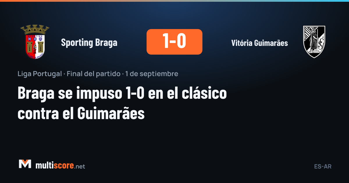 Sporting Braga - Vitória Guimarães