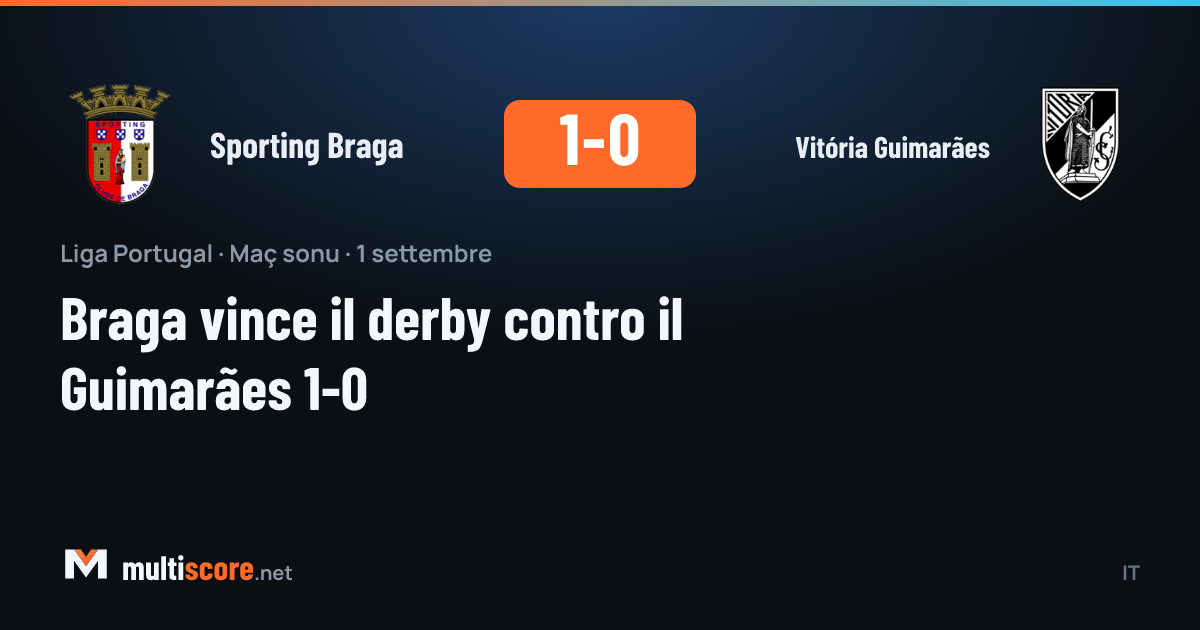 Sporting Braga - Vitória Guimarães