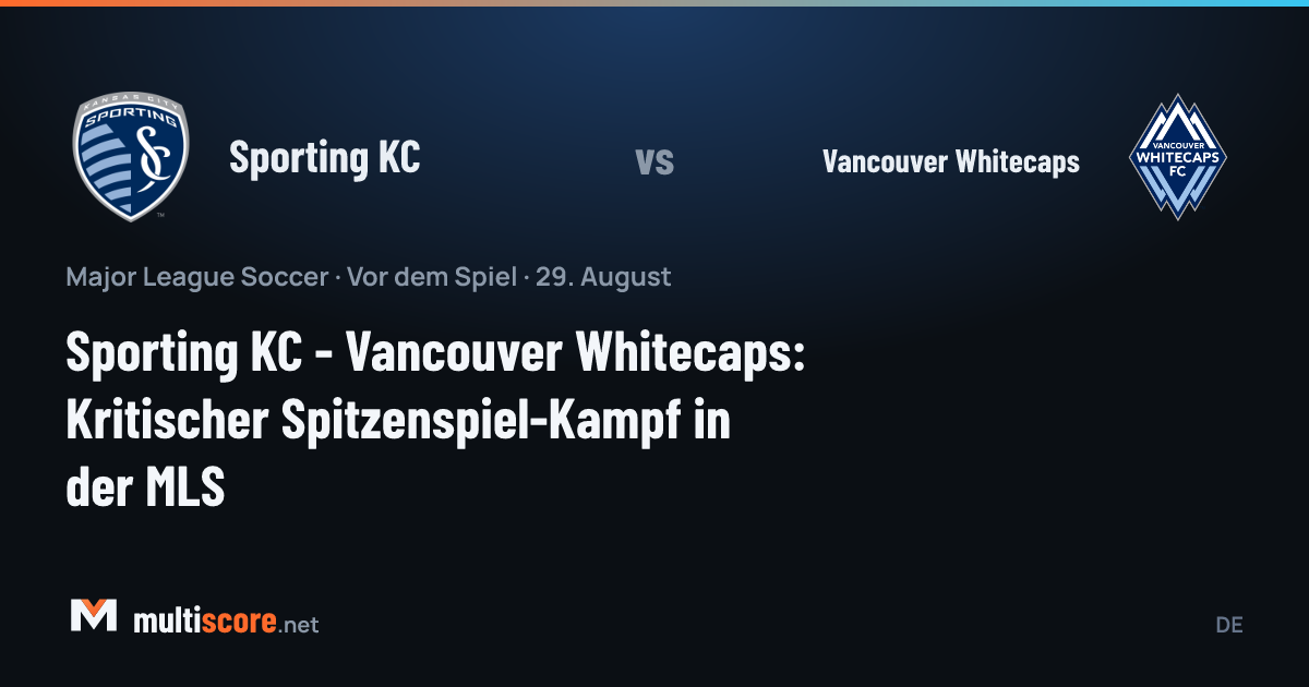 Sporting KC ve Vancouver Whitecaps oyuncuları top için mücadele ediyor