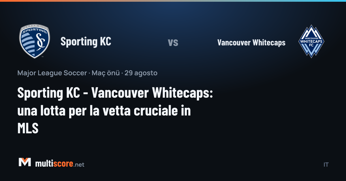 Sporting KC ve Vancouver Whitecaps oyuncuları top için mücadele ediyor