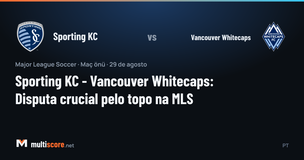 Sporting KC ve Vancouver Whitecaps oyuncuları top için mücadele ediyor