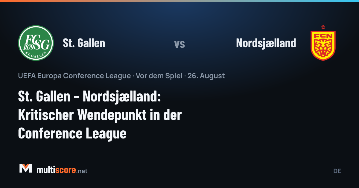 St. Gallen ve Nordsjælland takımlarının Konferans Ligi maçı öncesi futbolcuların sahaya çıkış anı