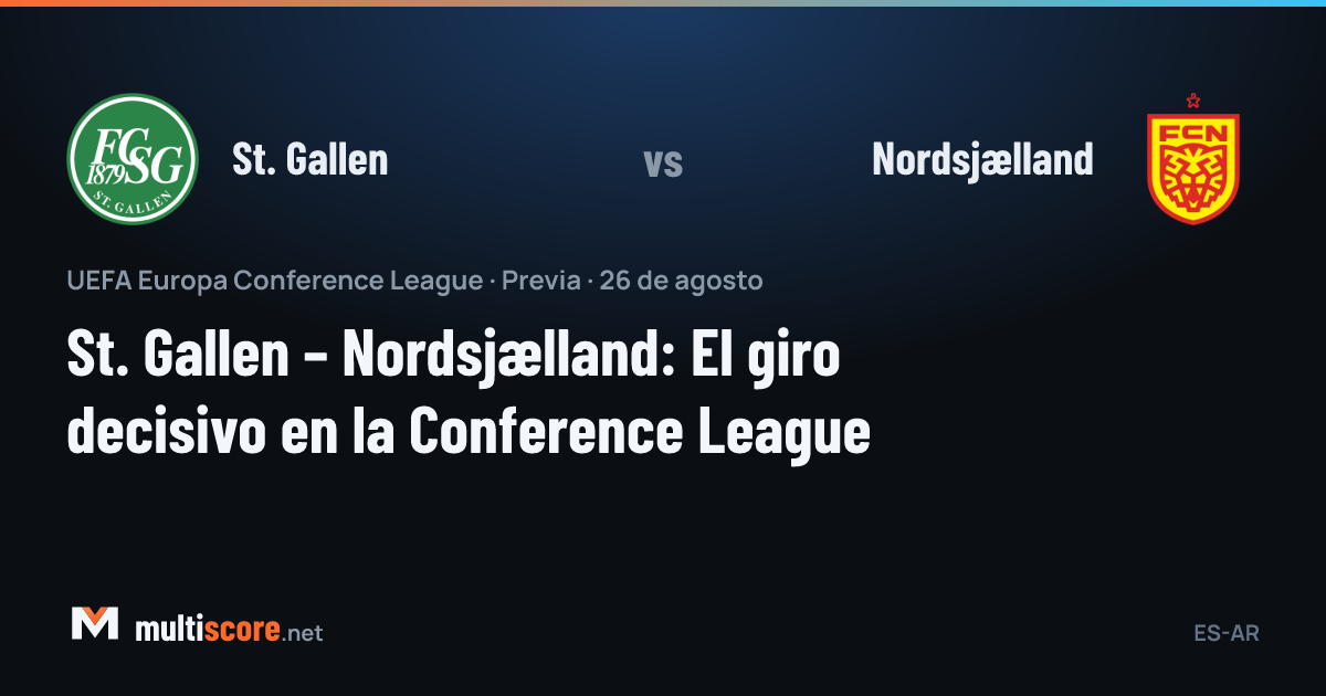 St. Gallen ve Nordsjælland takımlarının Konferans Ligi maçı öncesi futbolcuların sahaya çıkış anı