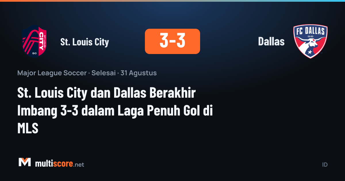 St. Louis City - Dallas maçından görüntü