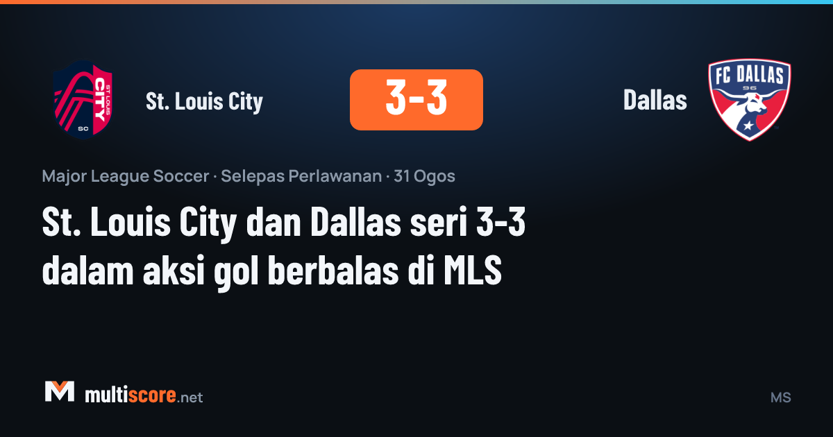 St. Louis City - Dallas maçından görüntü