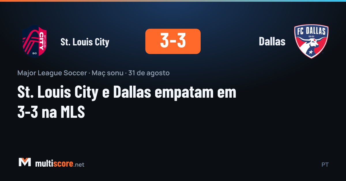 St. Louis City - Dallas maçından görüntü