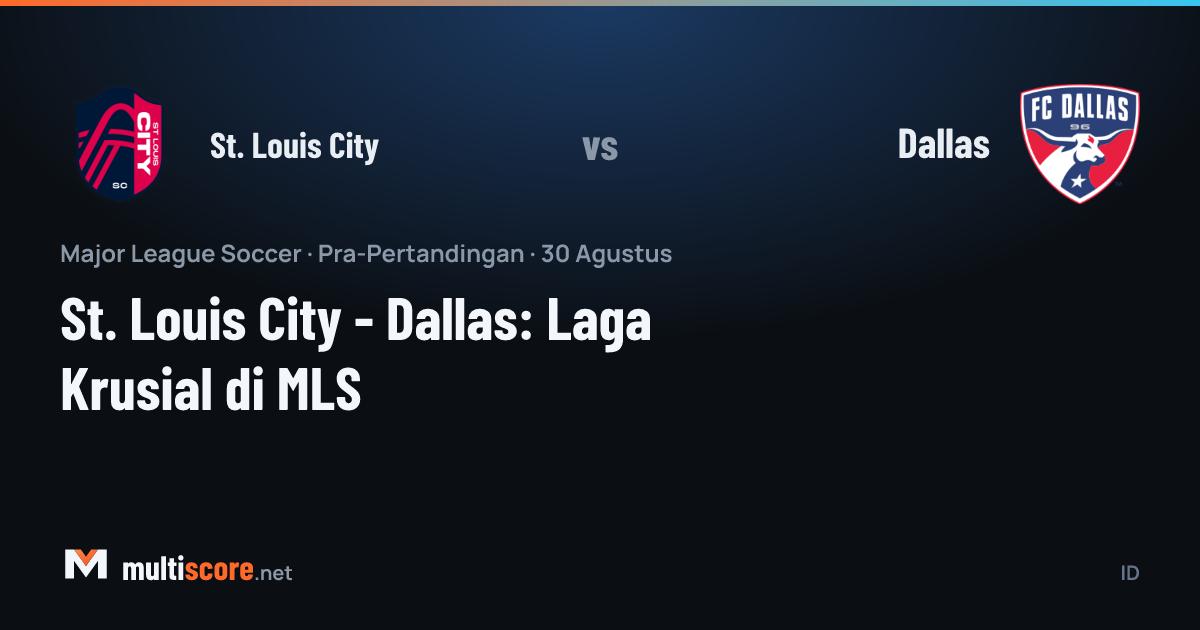 St. Louis City - Dallas MLS maçı önü