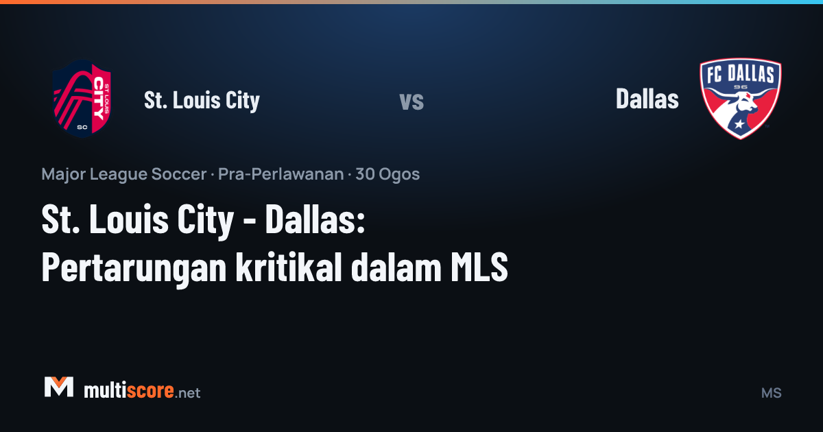 St. Louis City - Dallas MLS maçı önü