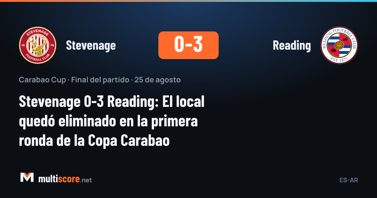 Stevenage - Reading