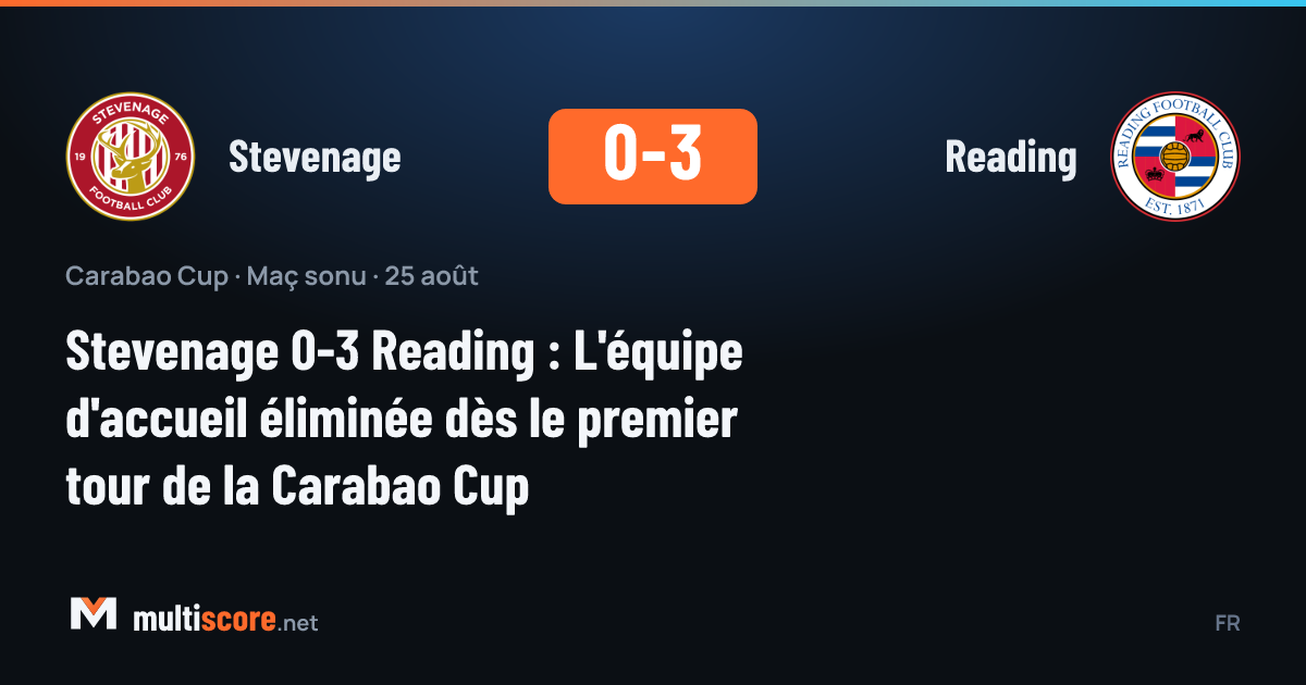 Stevenage - Reading