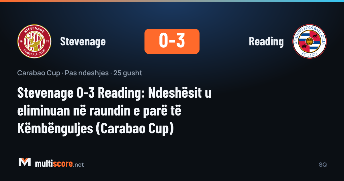 Stevenage - Reading