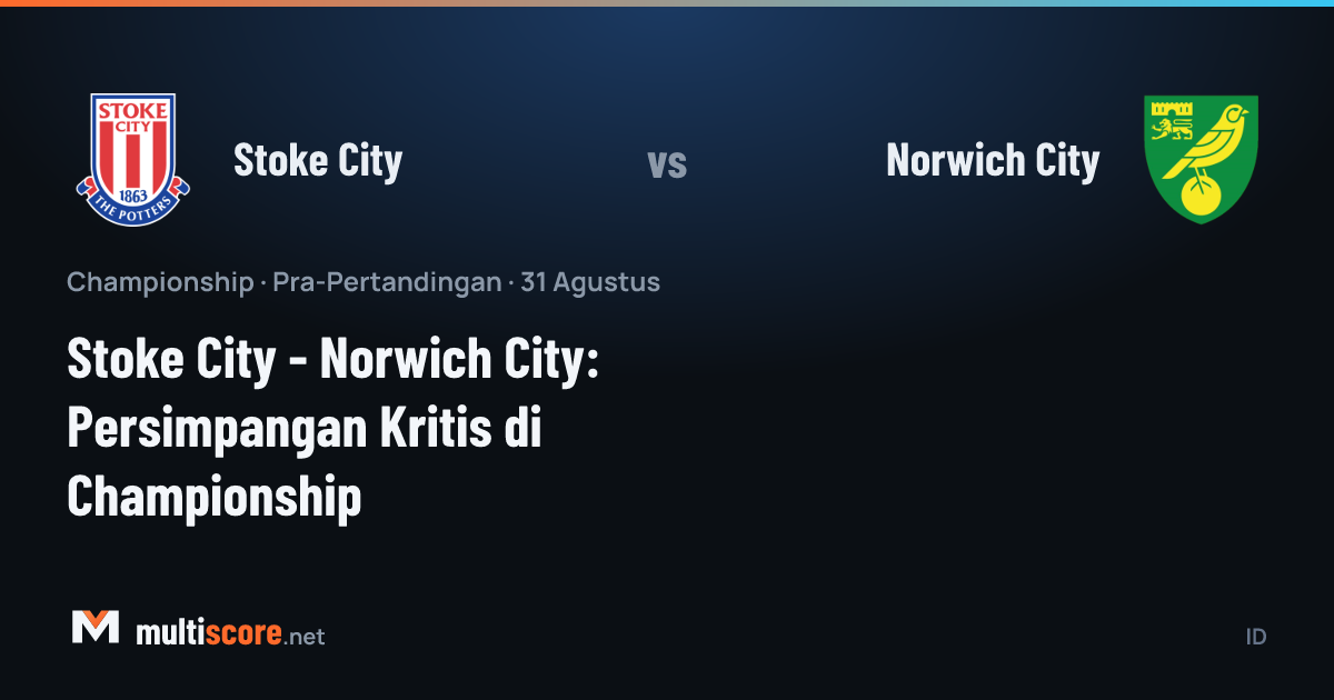 Stoke City ve Norwich City oyuncuları Championship maçında mücadele ediyor