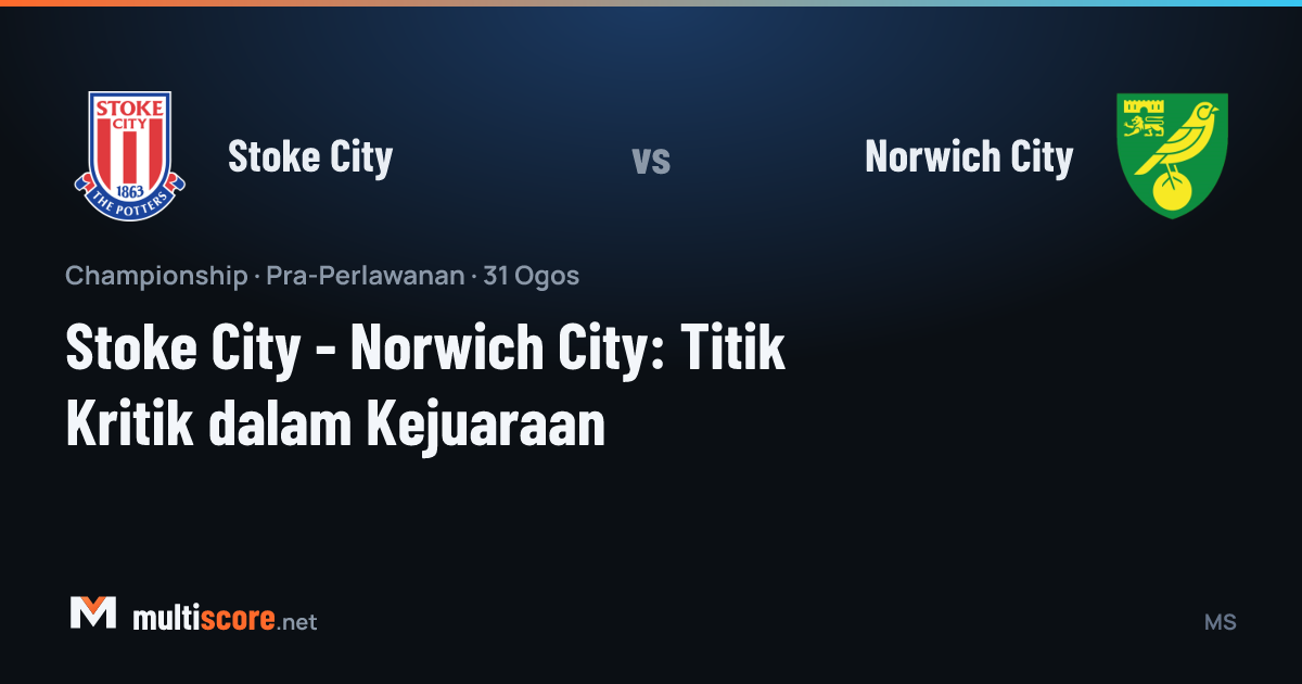 Stoke City ve Norwich City oyuncuları Championship maçında mücadele ediyor