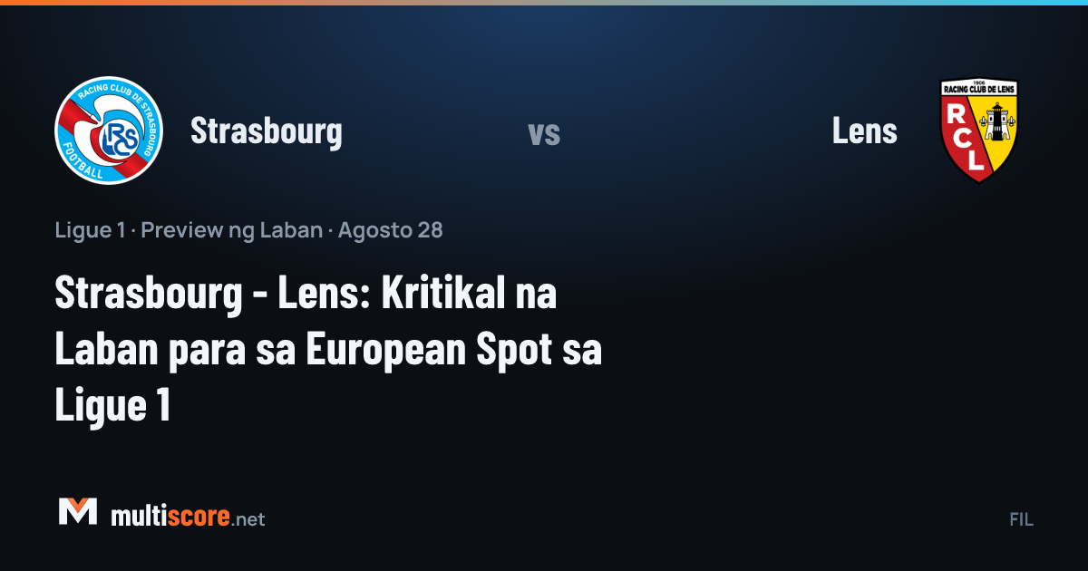 Strasbourg ve Lens oyuncuları Ligue 1 maçında mücadele ederken