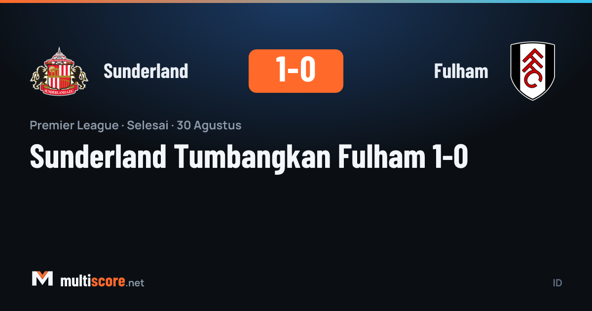 Sunderland Fulham Premier League maçı